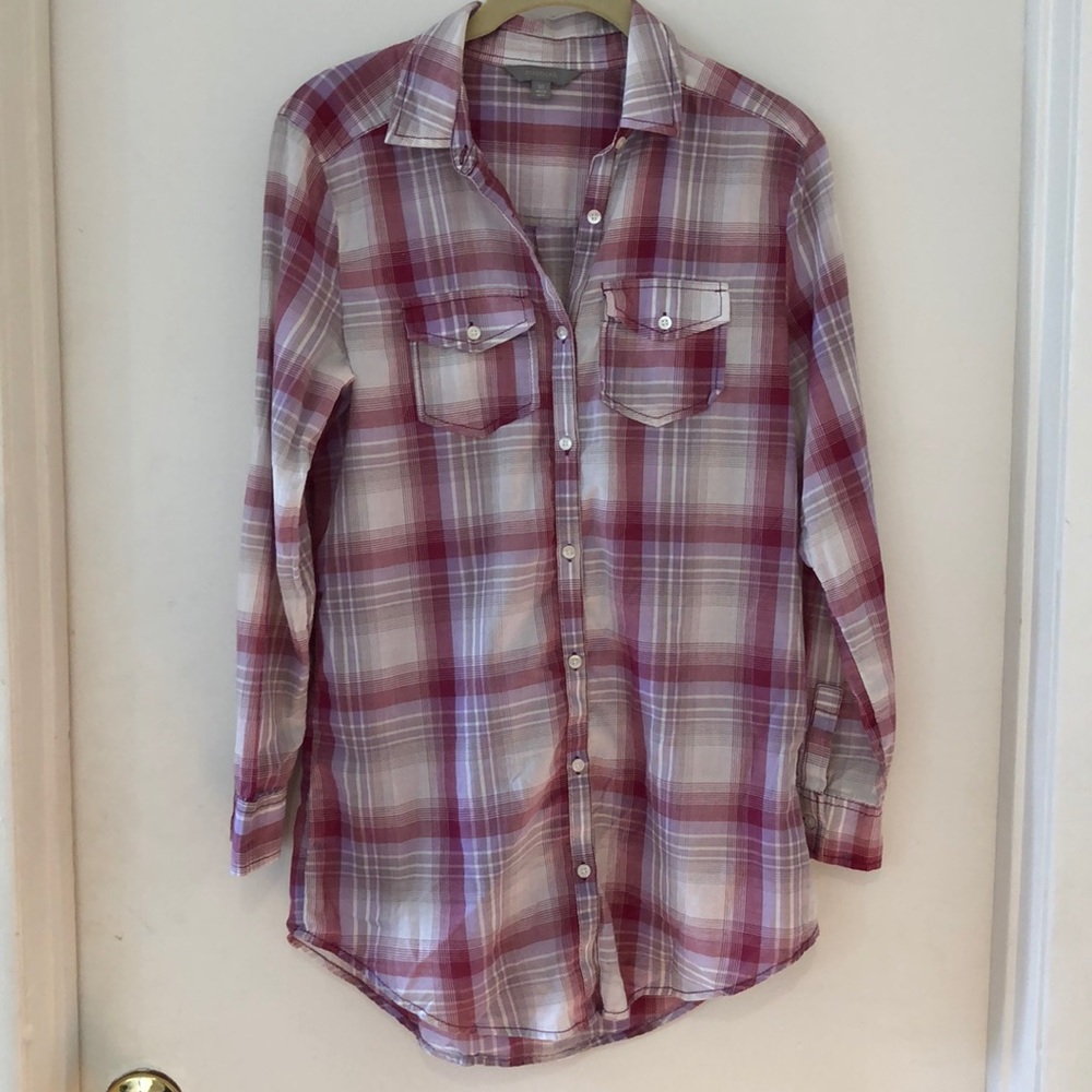 Light-Weight Plaid Button Down